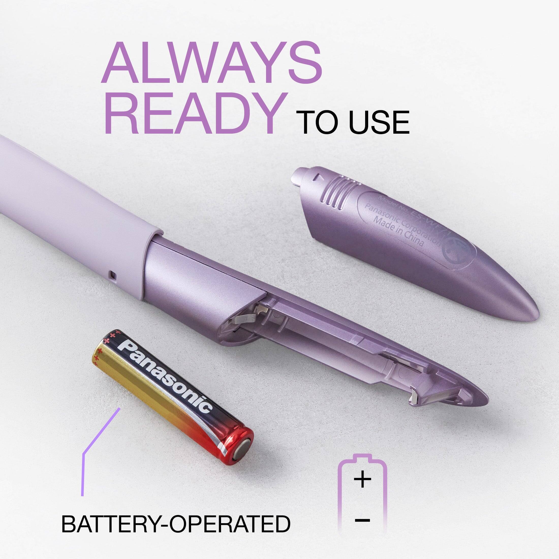 ALWAYS READY TO USE

Model No. Panasonic Made in China

BATTERY-OPERATED