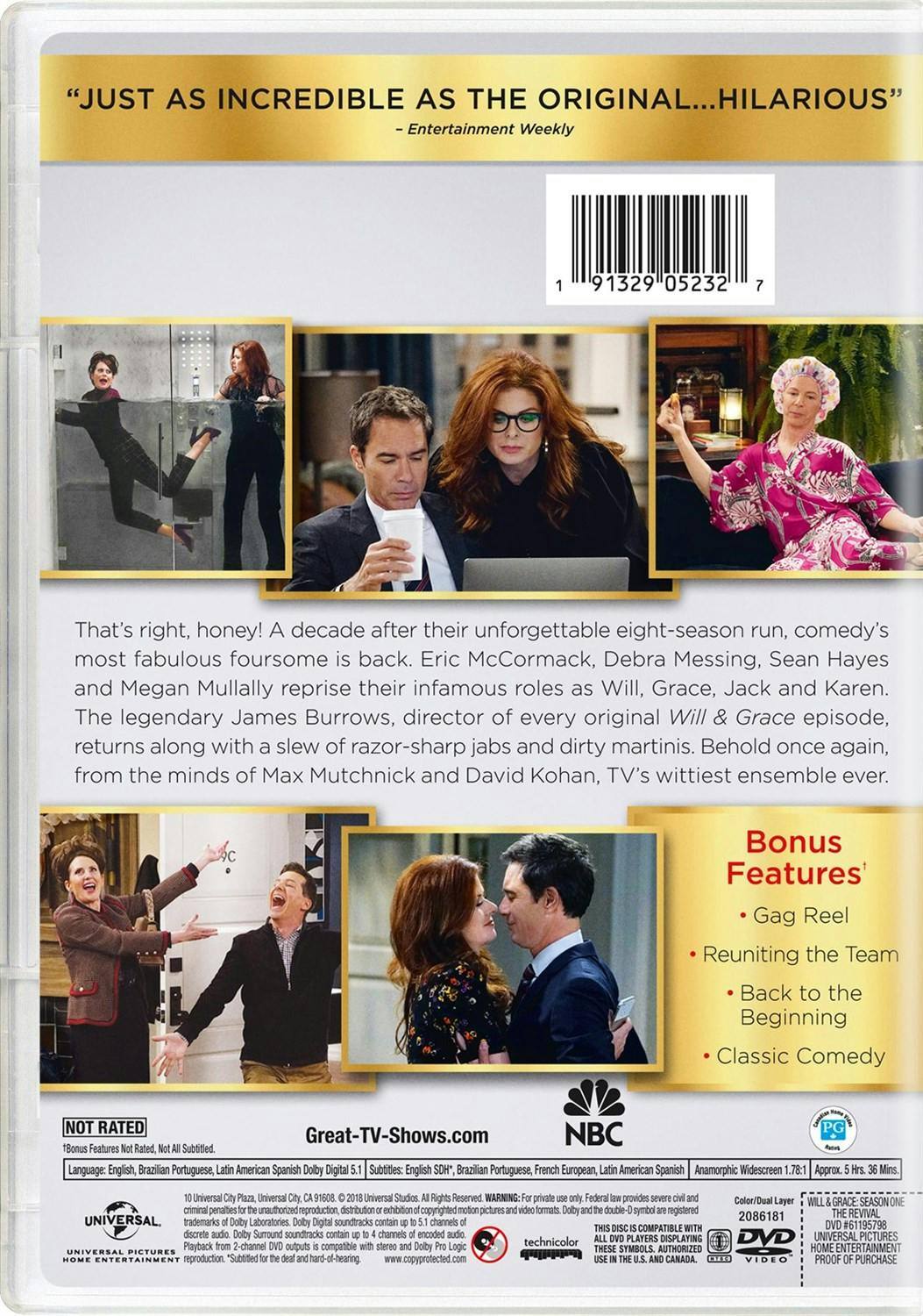 Back. Will and Grace - The Revival: Season One [DVD].