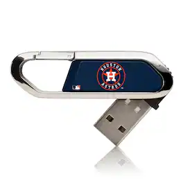 Keyscaper - Houston Astros 32GB Solid Design Clip USB Flash Drive - Multicolor