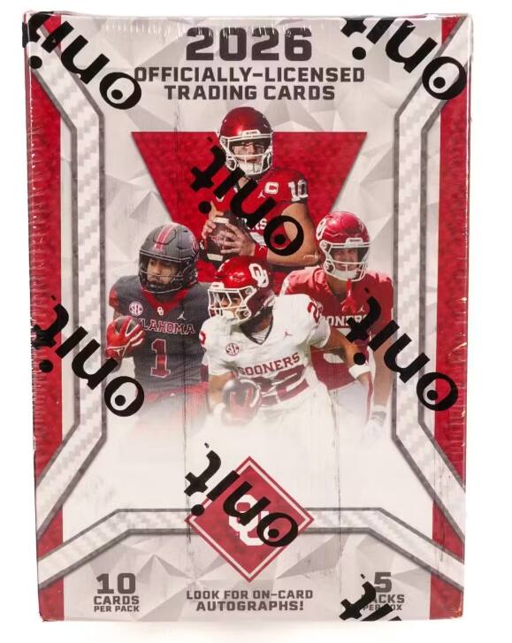 2026 OFFICIALLY-LICENSED TRADING CARDS

10 CARDS PER PACK

LOOK FOR ON-CARD AUTOGRAPHS!

5 ON-CARD AUTOGRAPHS PER BOX