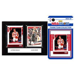 C&I Collectibles - Houston Rockets 6" x 8" Player Plaque & 2024 Team Trading Card Set - Multicolor