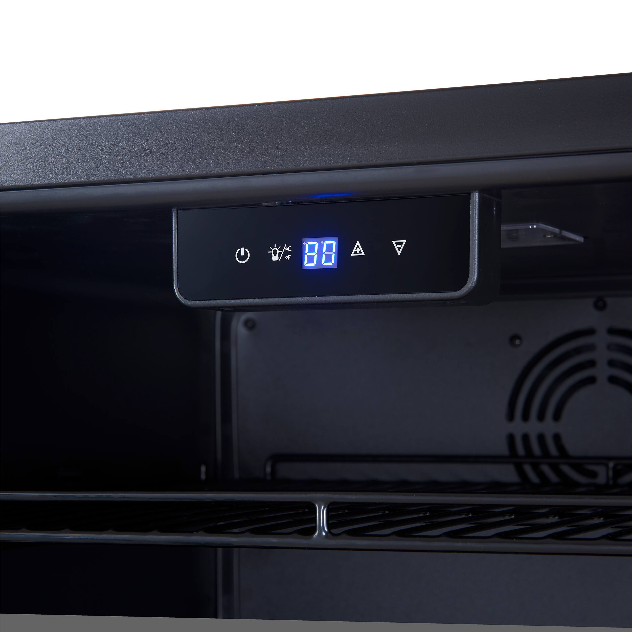 Alt View 4. Forno Appliances - Frescolino 188-Can Convertible 4.8 Cu. Ft. 24" Wine Cooler - Black.