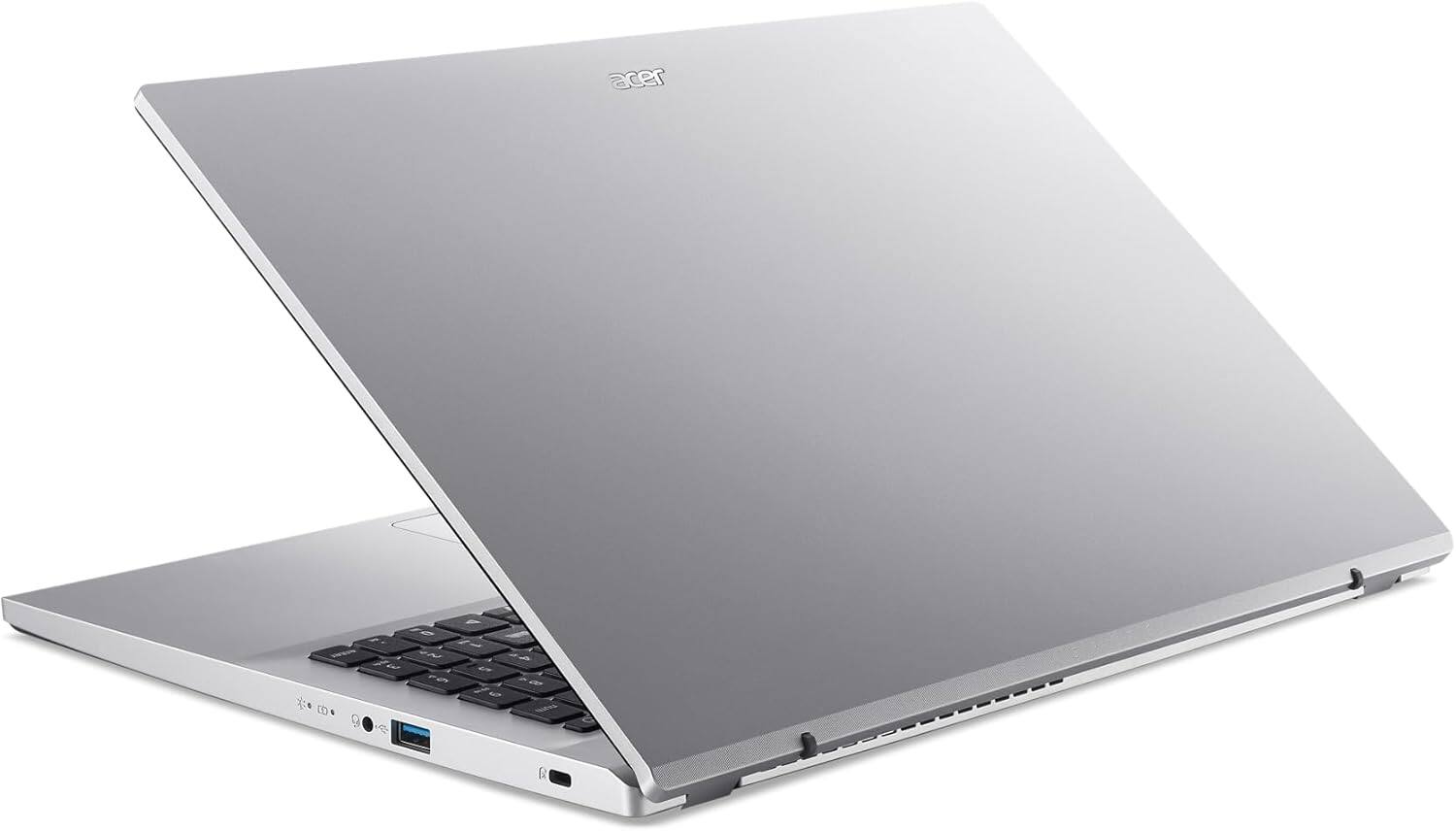 Angle. Acer - Aspire Go 15 – 15.6" FHD Laptop–AMD Ryzen 7 7730U–AMD Radeon Graphics - 32GB DDR4 – 1TB PCIe Storage- Windows 11 Home - Silver.