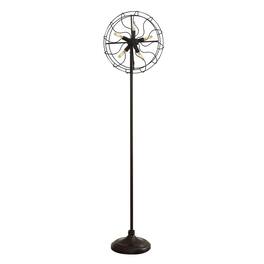 Manhattan Lane - Quinn 63 Inch Accent Floor Lamp, Vintage Fan Design