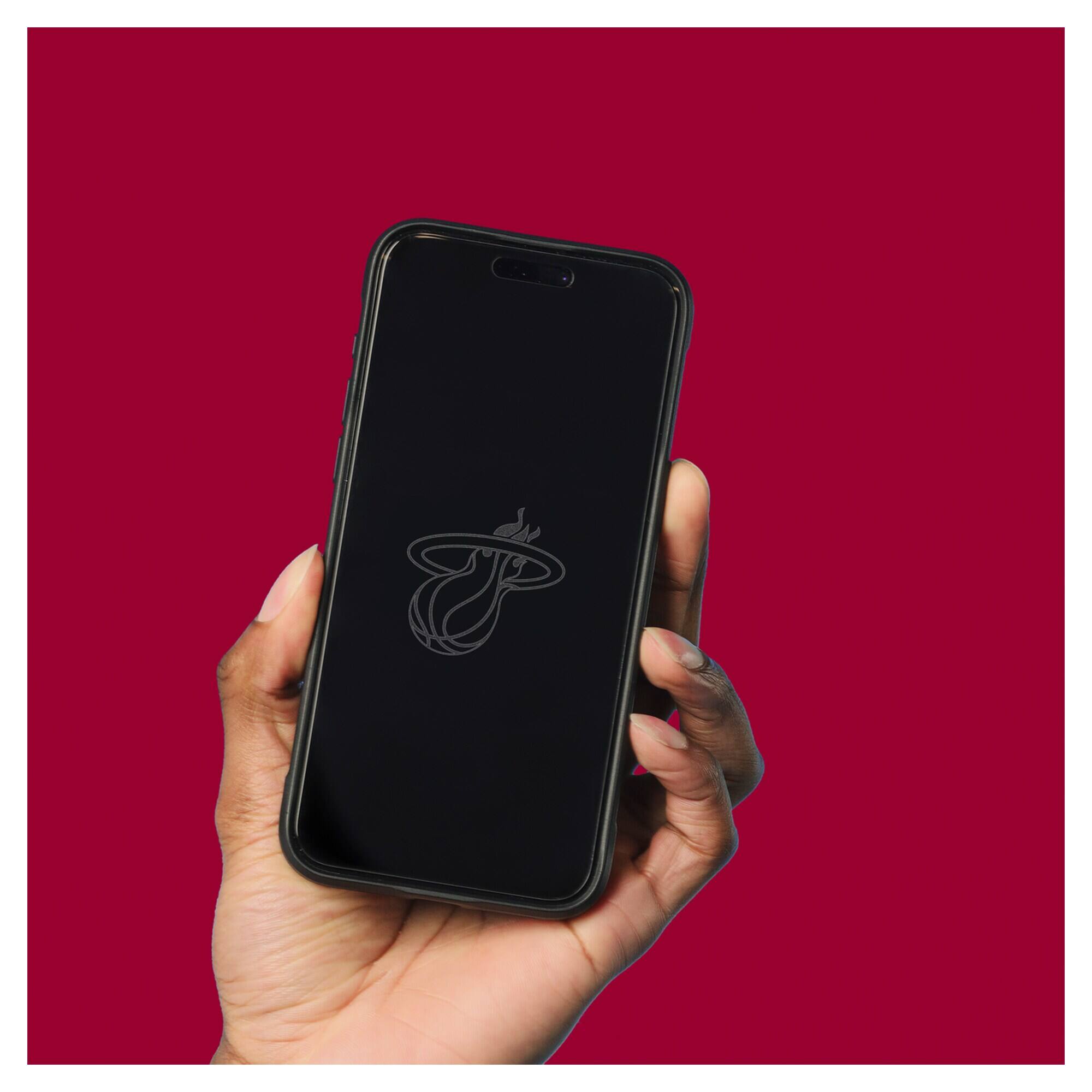 Alt View 3. Screen Skinz - Miami Heat iPhone Clear Screen Protector - 17 Air - Multicolor.