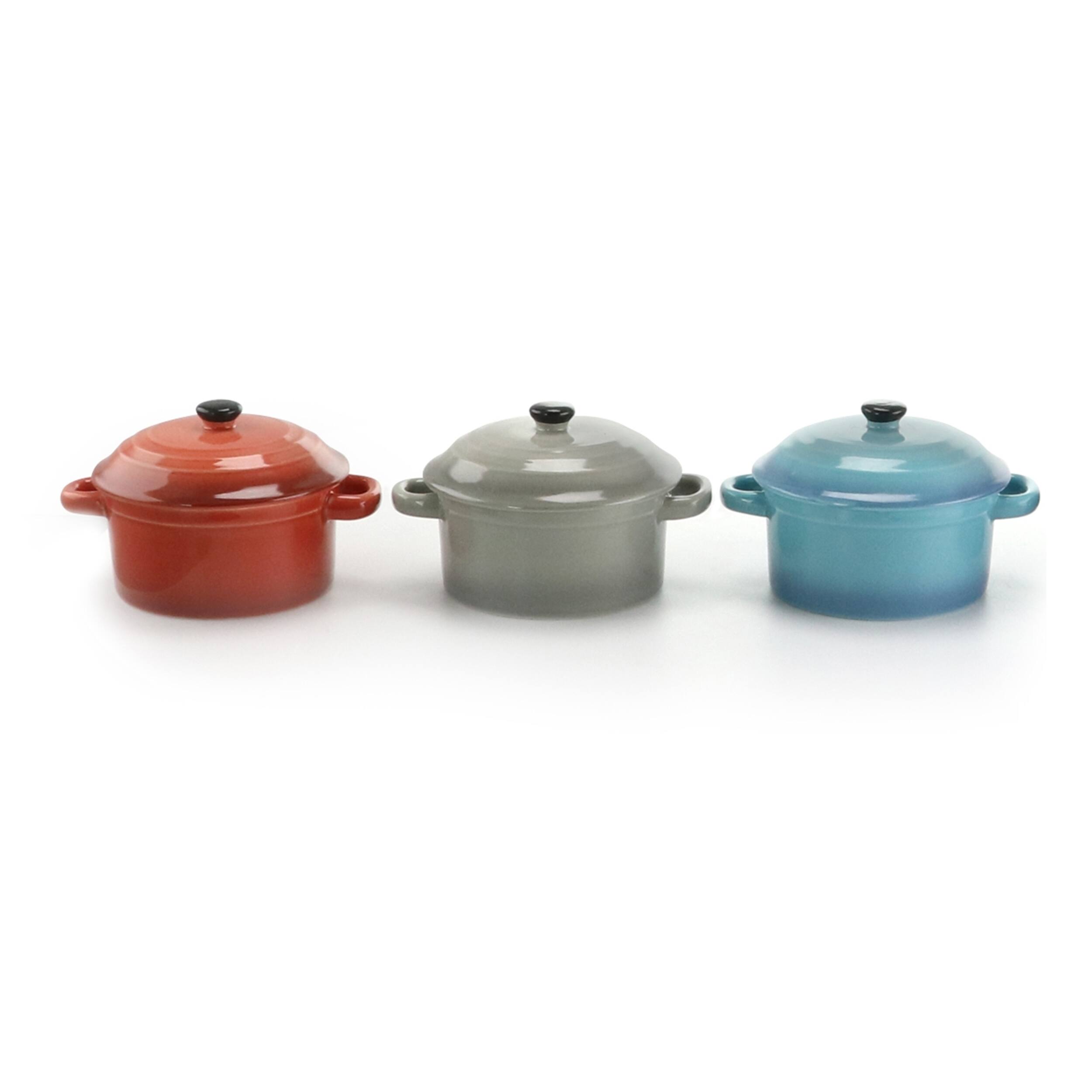 Alt View 2. Crock-Pot - Crock Pot Pembury 3 Piece 9.6 Ounce Stoneware Assorted Casserole Dish Set - Assorted.