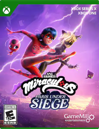 Xbox Series X Xbox One Zac Heroez TM Miraculous: Paris Under Siege ESRB 10+ - E10+ (Everyone 10+)