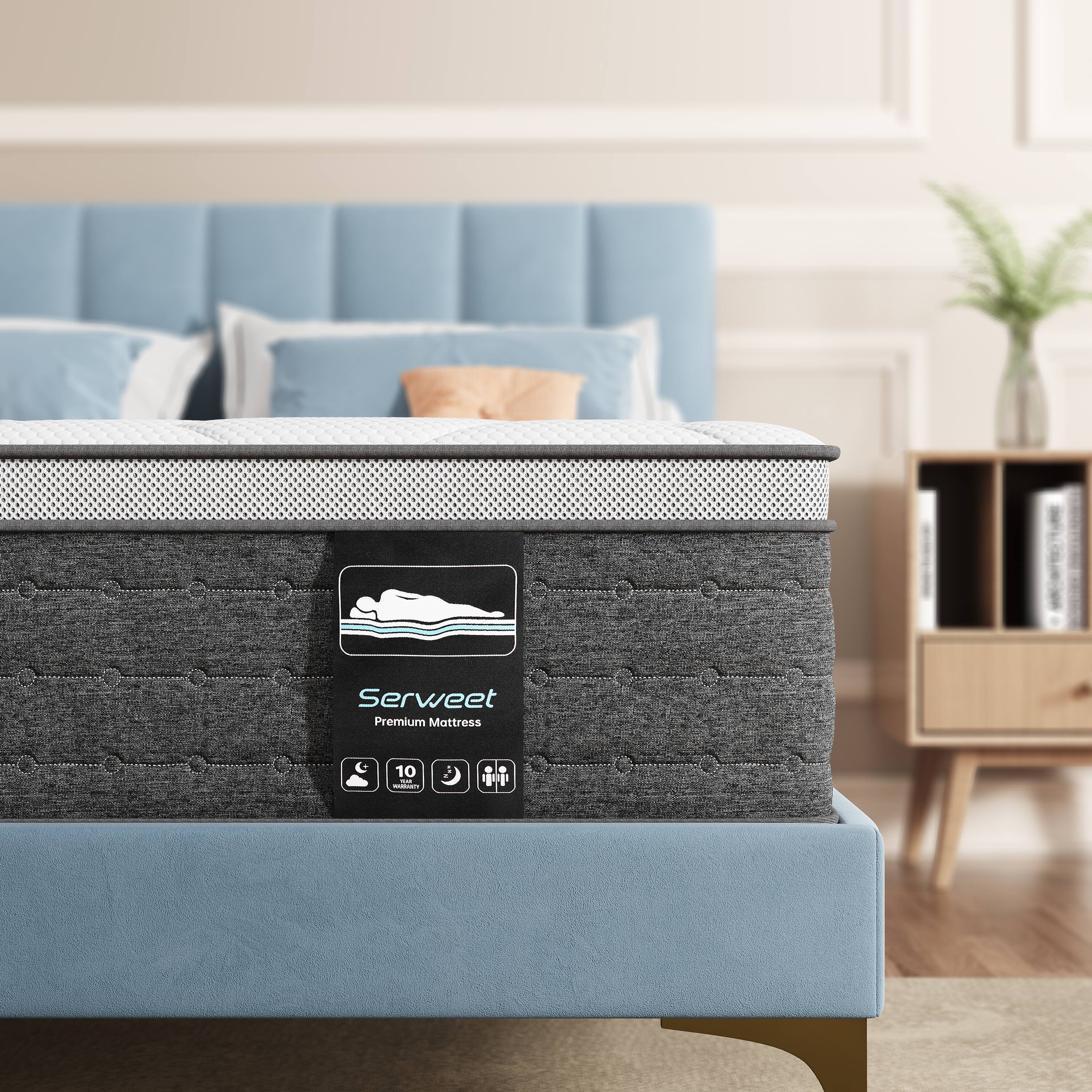 The corrected text is: "Serweet Premium Mattress 10"