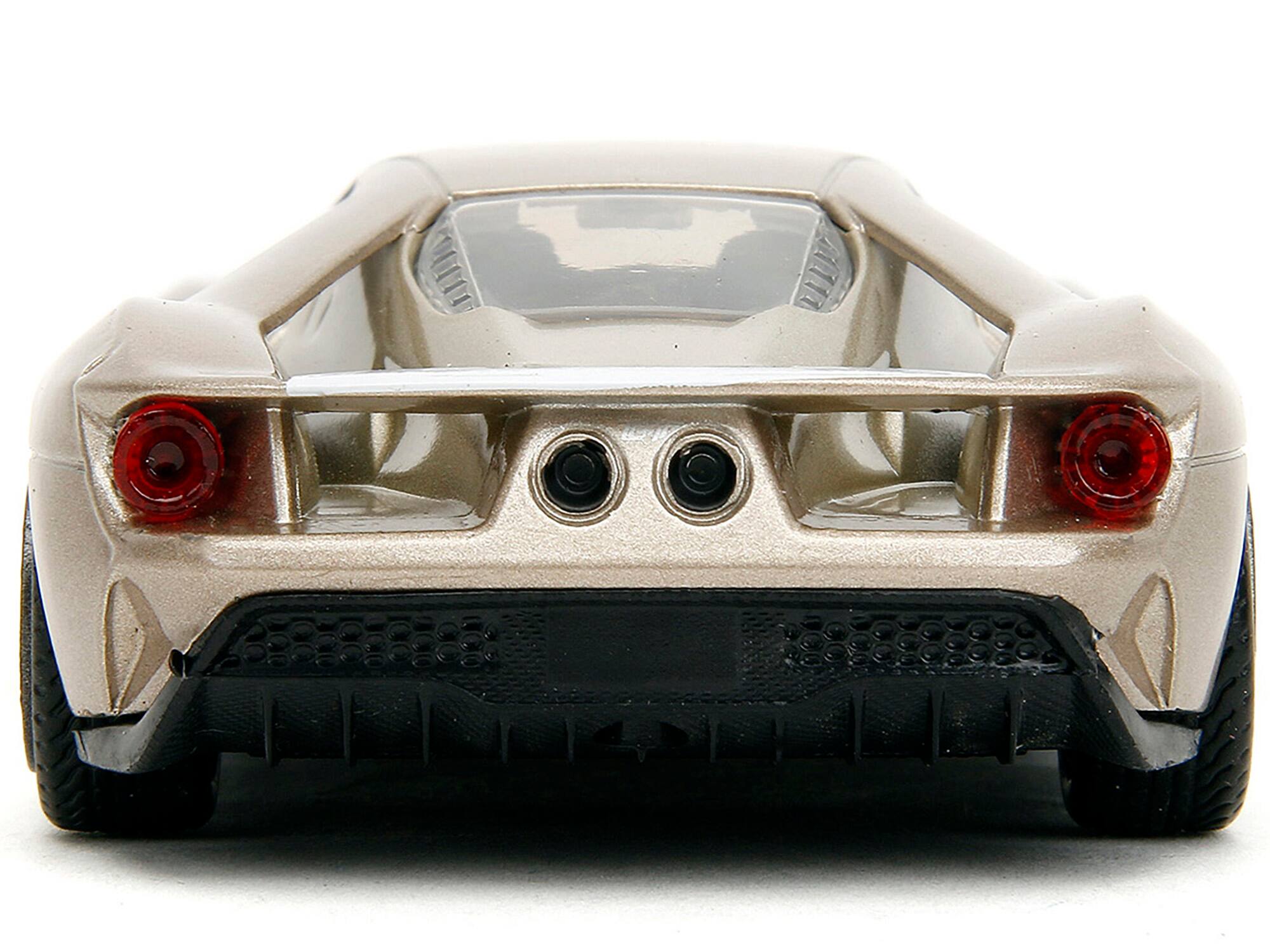 Alt View 5. Jada - 2017 Ford GT Gold Metallic with White Accents "Pink Slips" Series 1/32 Diecast Model Car by Jada - Multicolor.
