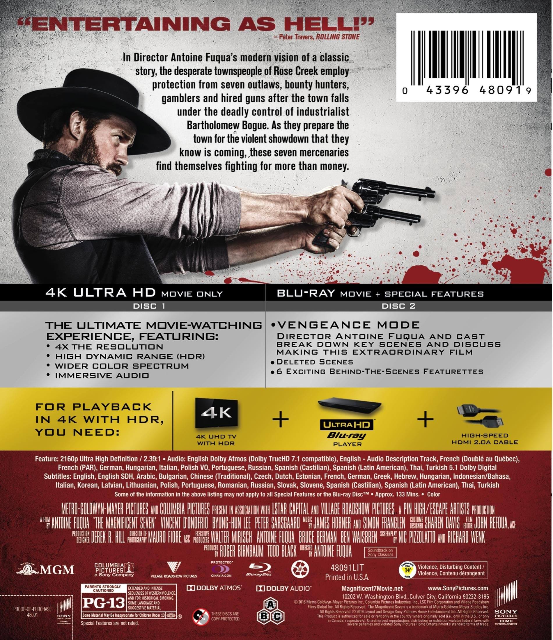 Alt View 1. The Magnificent Seven   - 4K Blu-Ray.