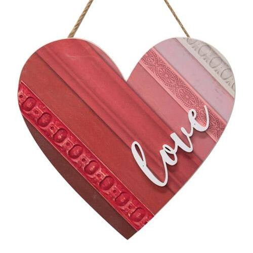 *Love Wooden Heart Hanger