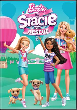 Front. Barbie And Stacie To the Rescue - DVD.