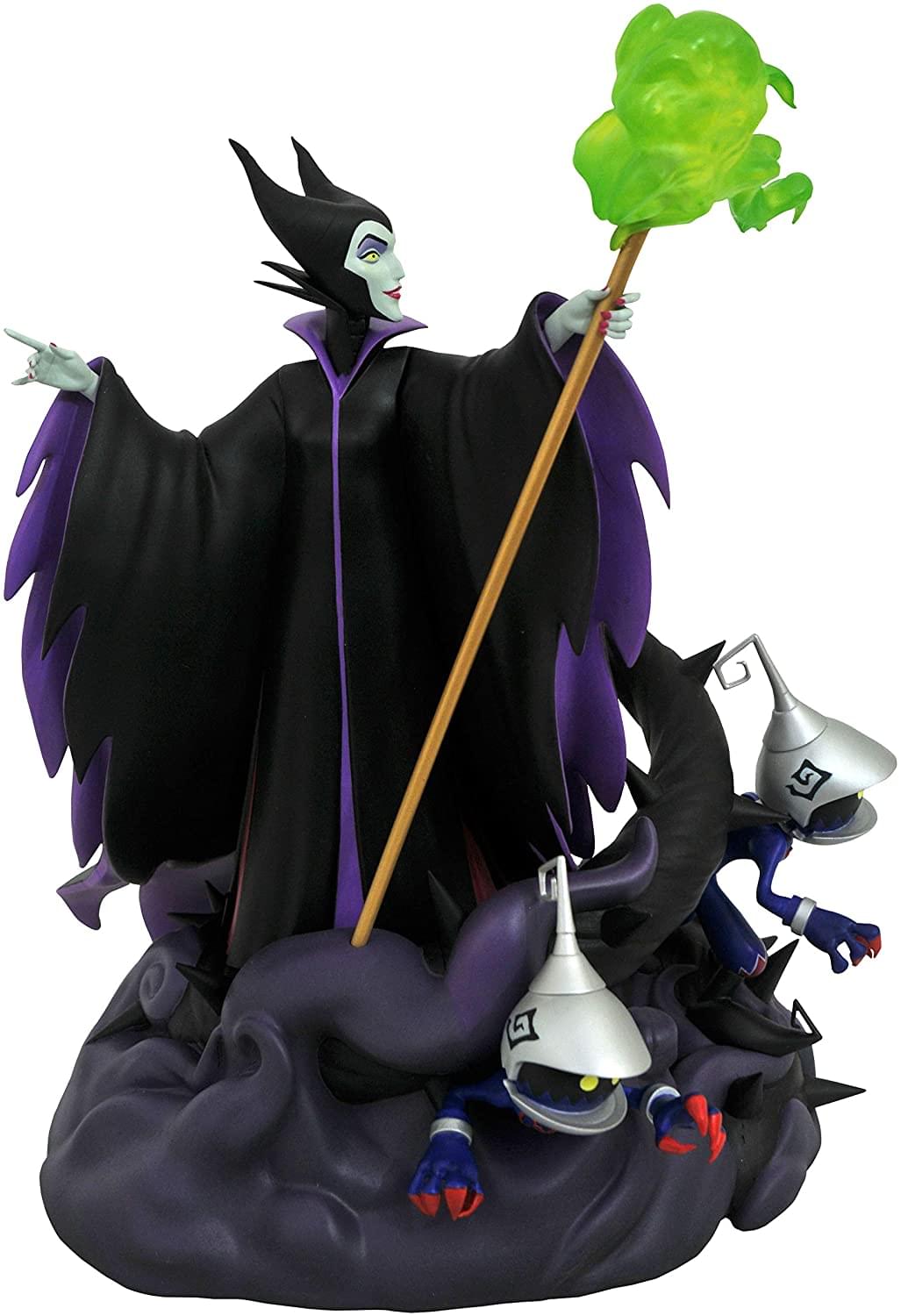 Diamond Select Toys - Kingdom Hearts Gallery 11 Inch PVC Statue | Maleficent - Black