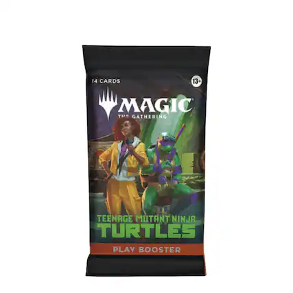 14 CARDS
13+
MAGIC THE GATHERING
TEENAGE MUTANT NINJA TURTLES PLAY BOOSTER