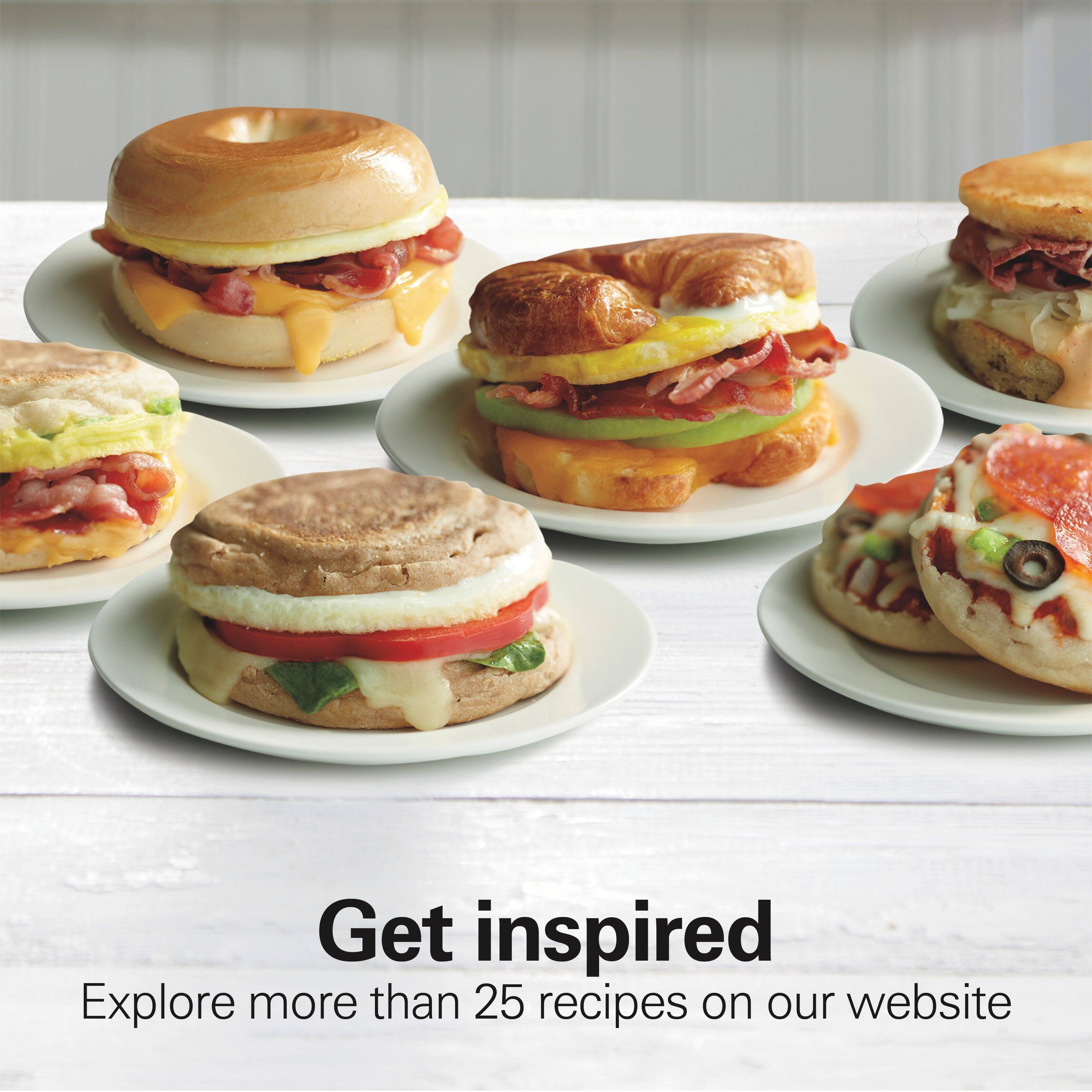 Get inspired  
Explore more than 25 recipes on our website