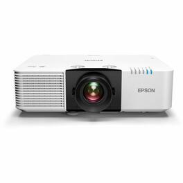 Epson - PowerLite L L890E Standard Throw 3LCD Projector - 21:9 - Ceiling Mountable - 1920 x 1200 - Front, Rear - White