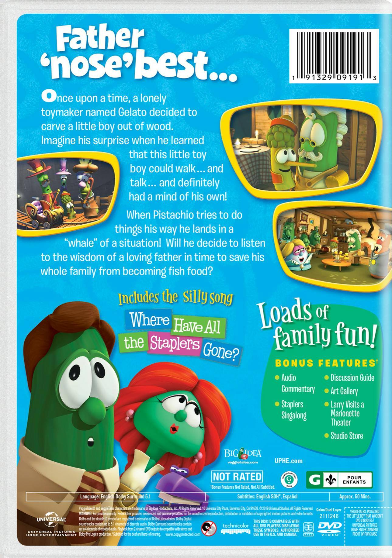 Angle. VeggieTales: Pistachio - The Little Boy That Woodn't [DVD].