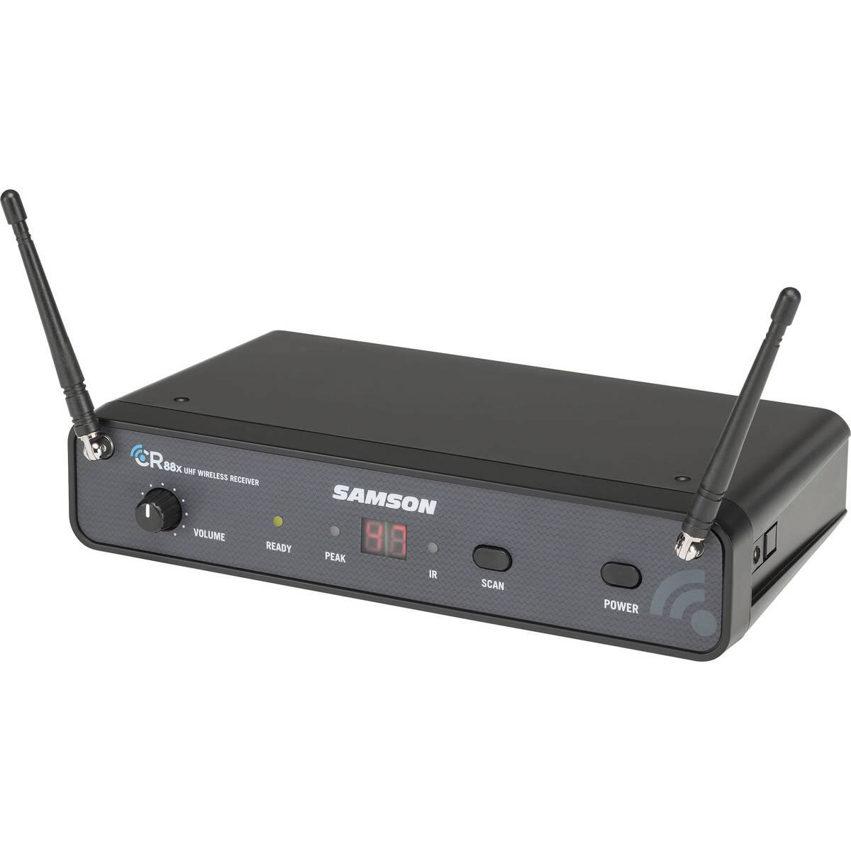 CR88x UHF Wireless Receiver  
Samson  
Volume Ready Peak IR Scan  
Power