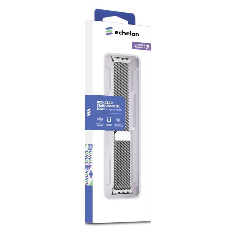 echelon LIFETIME WARRANTY IRONCLAD STAINLESS STEEL LOOP for Apple Watch U RESAAR - - - - addss - $OIS E +