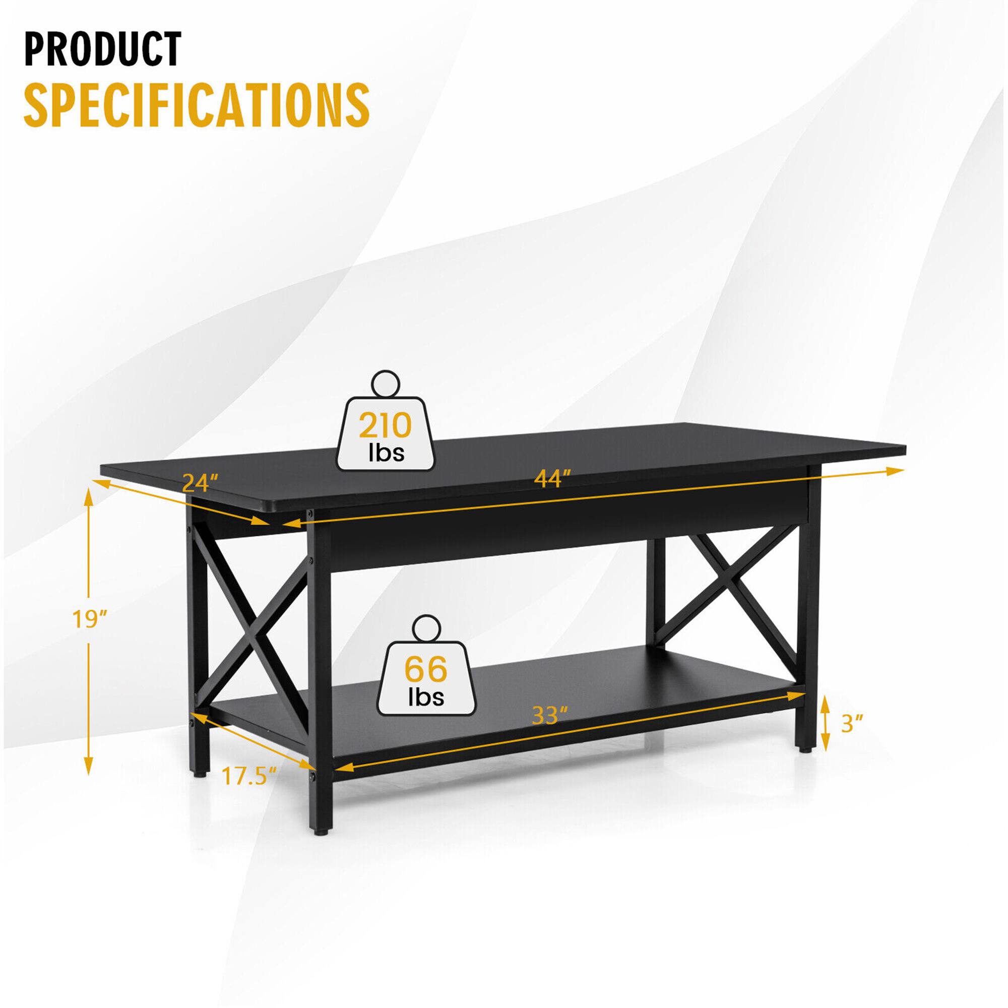 PRODUCT SPECIFICATIONS

- 24" x 44" x 19" x 17.5"
- 210 lbs
- 33" x 3"
- 66 lbs