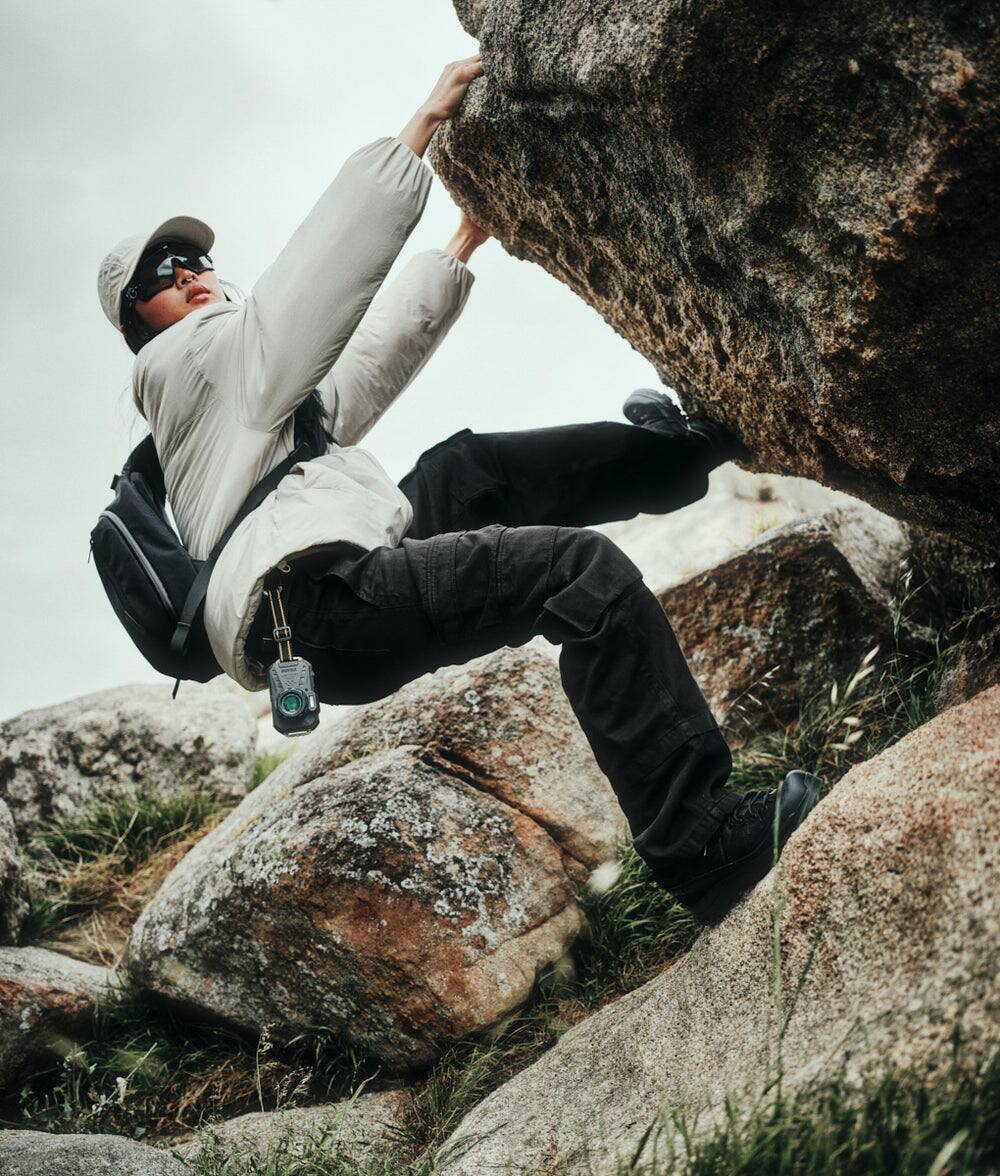 Alt View 10. ALPAKA - Metro Crossbody Left Shoulder Sling Bag Men,Sling Backpack - Fits 11" Tablet - Single Shoulder - Black Axoflux 210D.