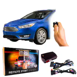 MPC - Plug & Play Factory Remote Activated Remote Start Kit For 2016-2018 Ford Focus - Black