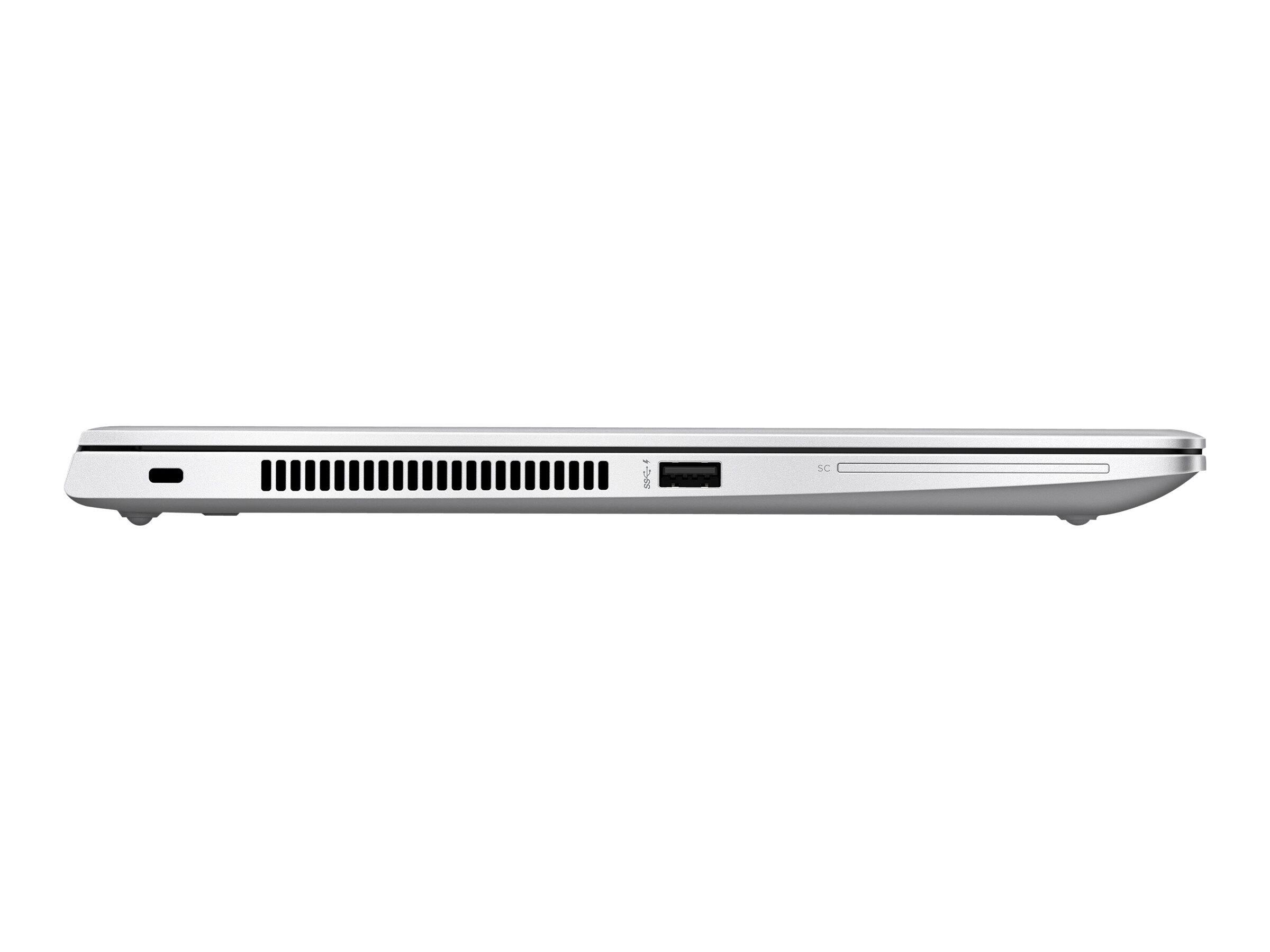 Alt View 4. HP - EliteBook 840 G6 14" FHD Touch Intel Core i7-8665U 1.9 GHz up to 4.8 GHz 16GB DDR4 256GB SSD Windows 11 Pro Laptop - Silver.
