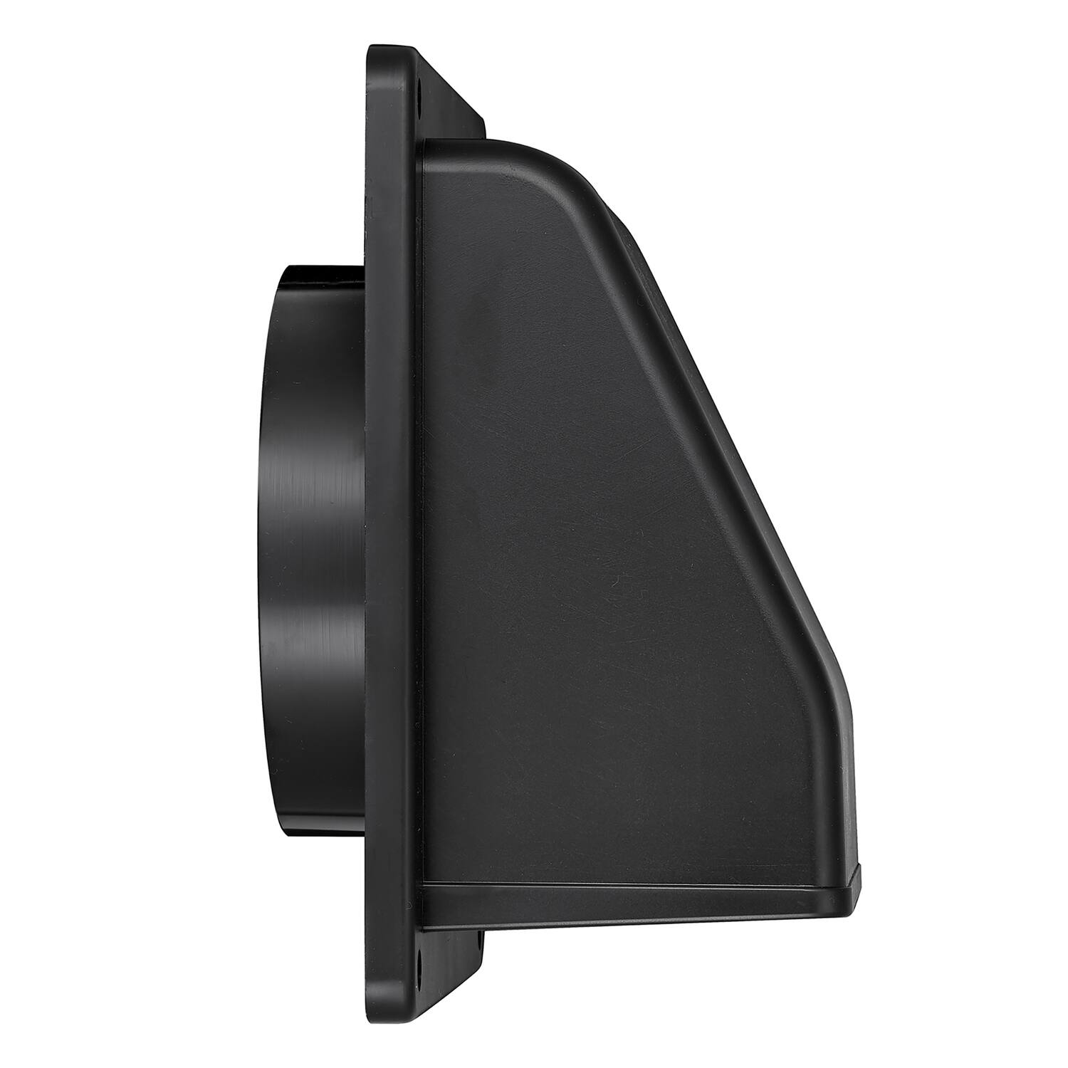 Alt View 1. Lambro - 6-In. Plastic Wall Exhaust or Air Intake Vent with Hinged Screen, Removable Damper, 1.25-In. Collar, 3510.