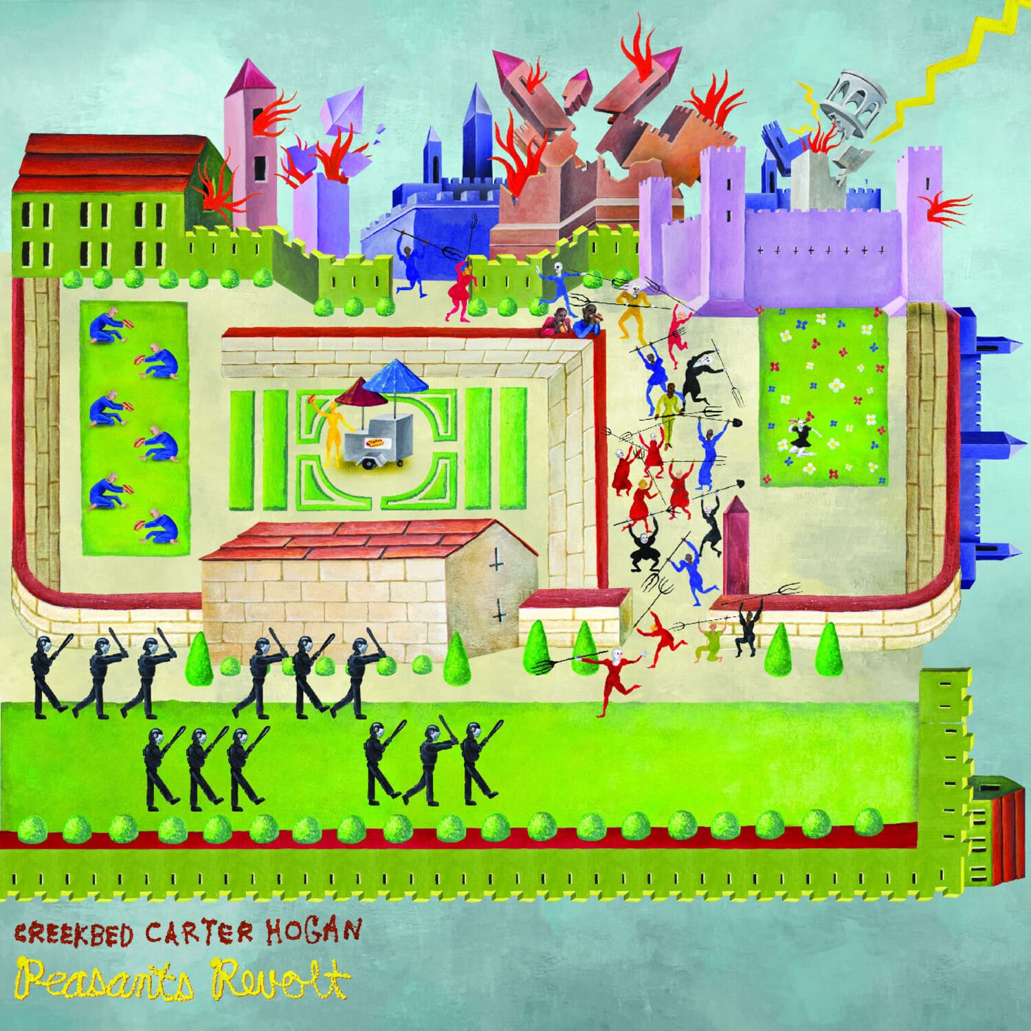 Creekbed Carter Hogan - Peasants Revolt - Lime Green Vinyl   - VINYL LP price history on PriceWatchPro