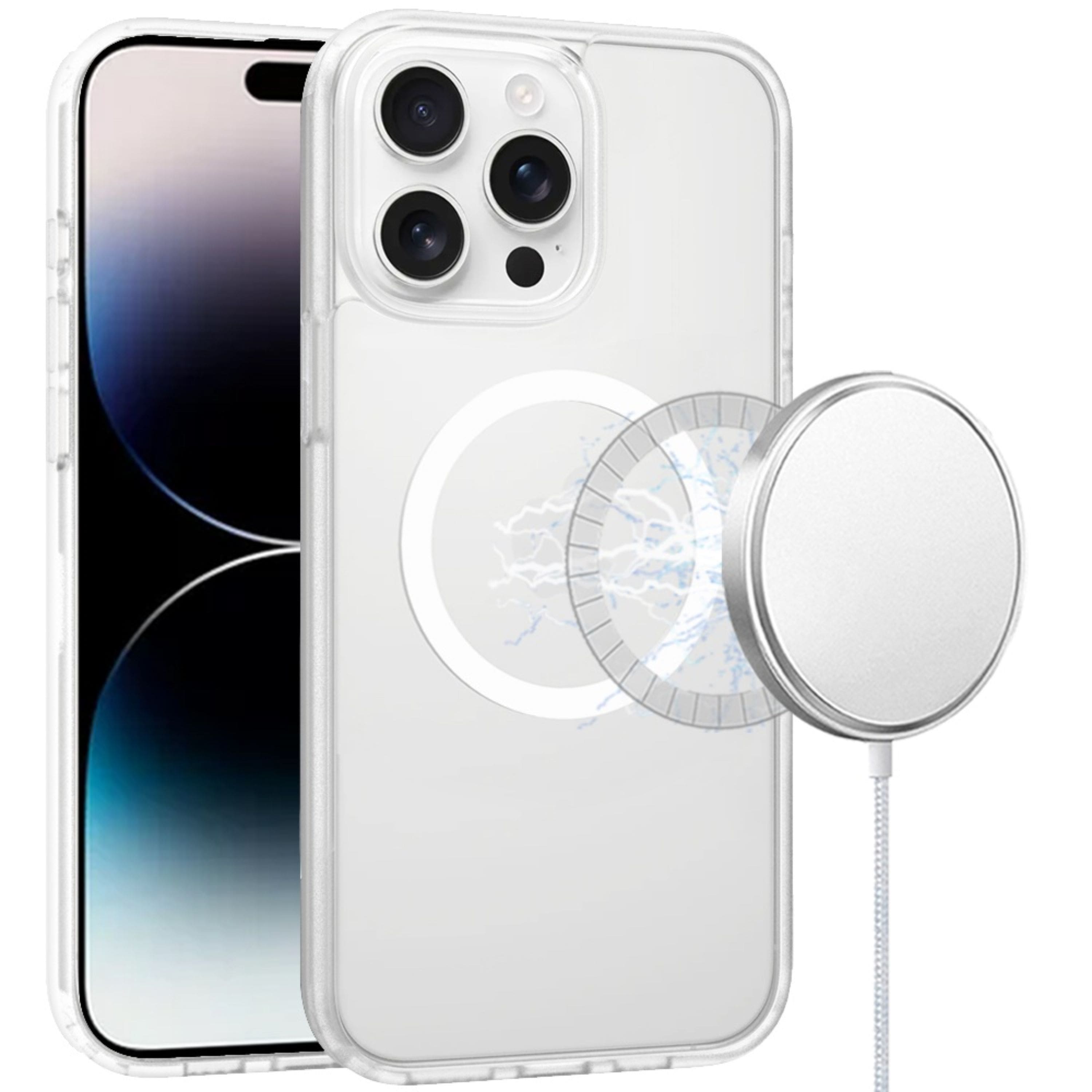 Kitcheniva - Soft Touch Translucent Magnetic Case For iPhone 14 Pro Max - Clear price history on PriceWatchPro