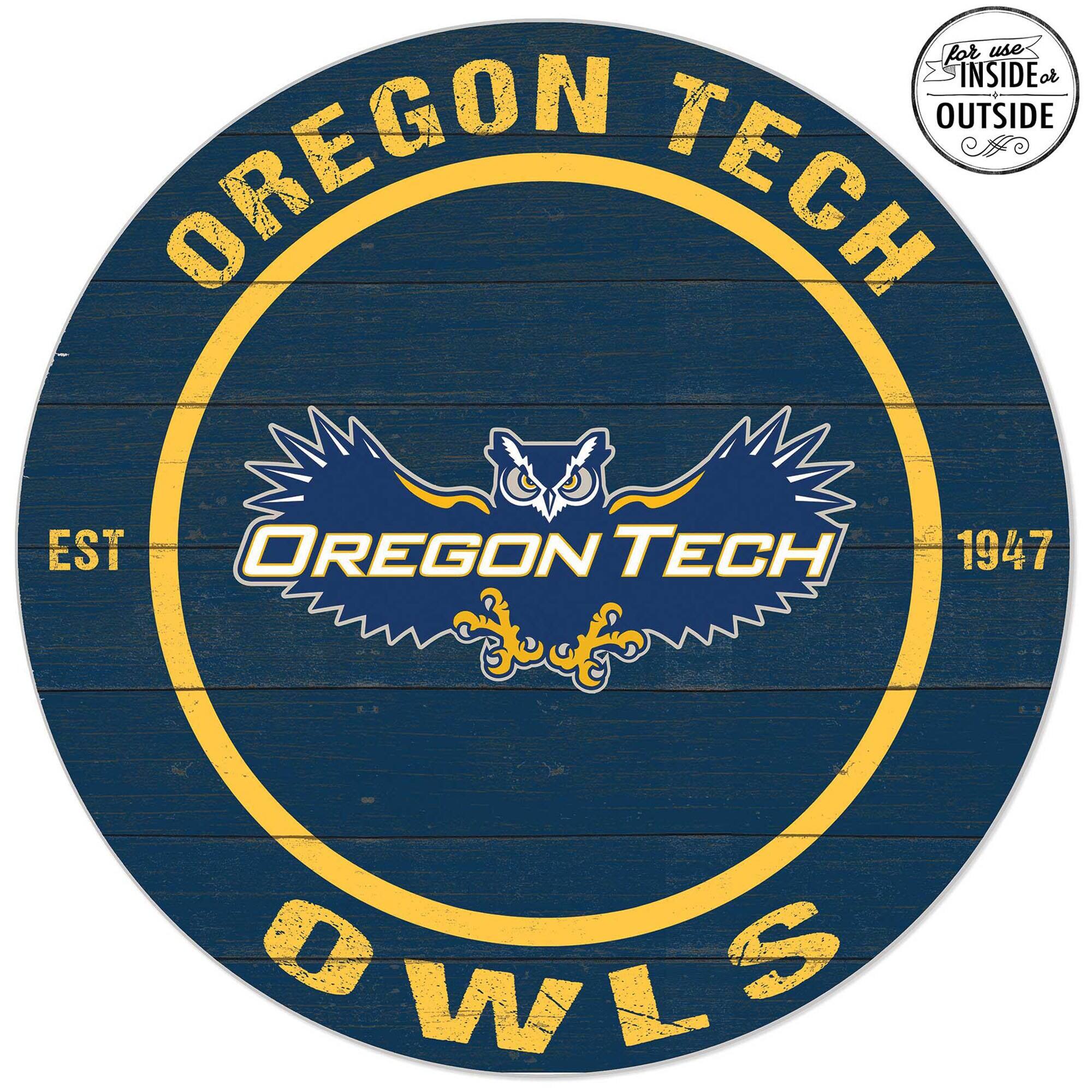 For use INSIDE or OUTSIDE

OREGON TECH

EST 1947

OWLS