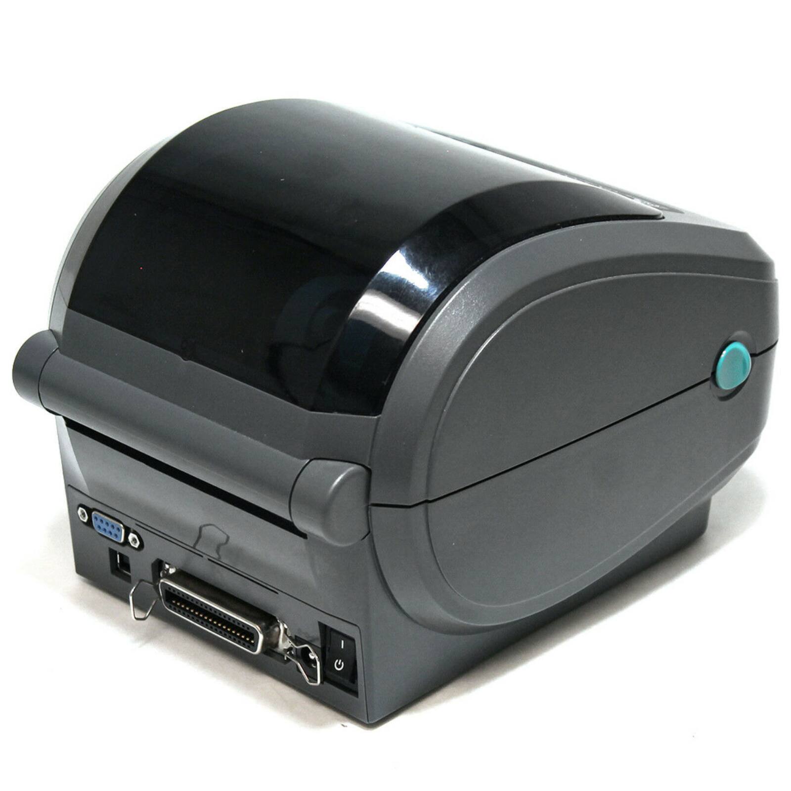 Alt View 2. Zebra - GK420D Direct Thermal Barcode Label Printer 203 DPI USB Serial Parallel Ports GK42-202510-001 - Gray.