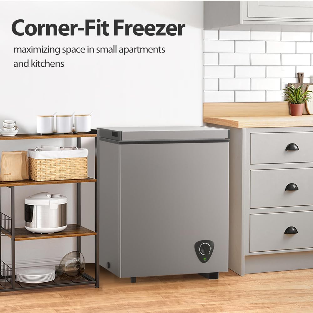 Corner-Fit Freezer  
maximizing space in small apartments and kitchens