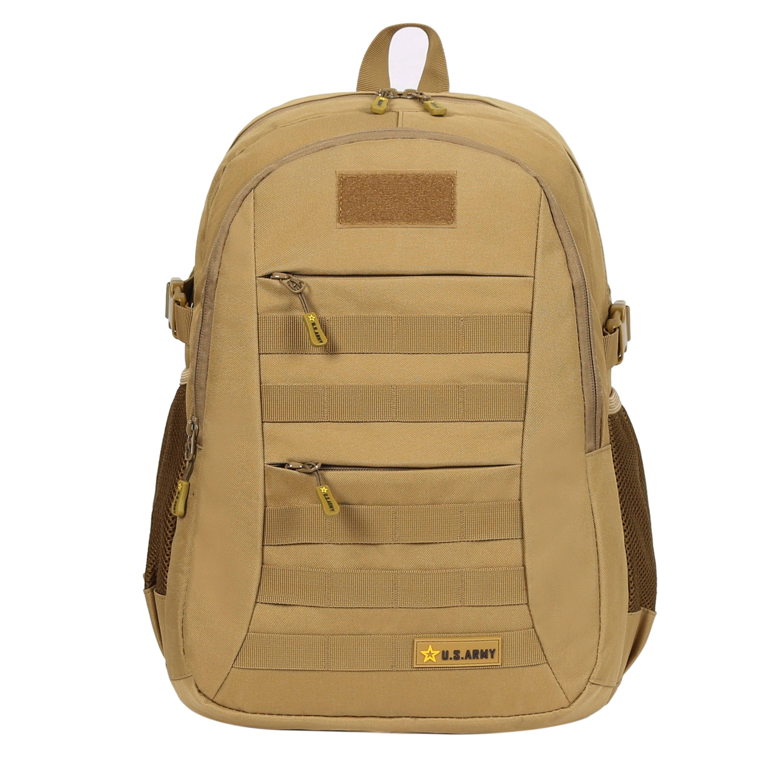 Alt View 2. US Army - ZULU Tactical Laptop Backpack - SAND.