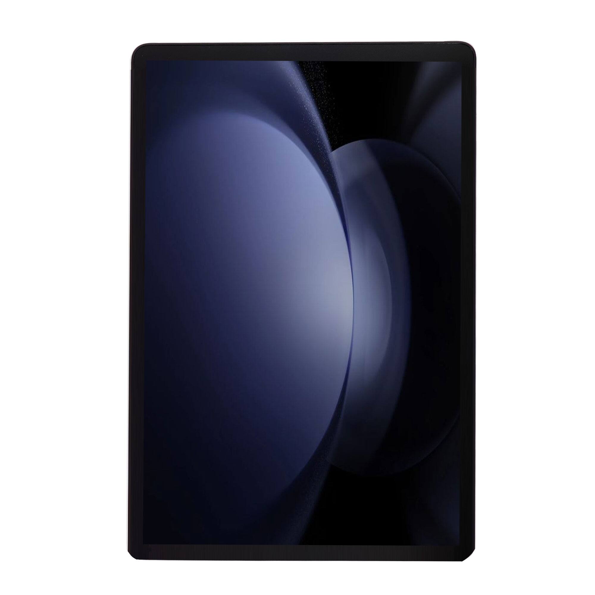 Left. Samsung - Samsung Galaxy Tab A9+ Plus 11" 64GB Wi-Fi Android Tablet, Graphite + Headphones - Graphite.