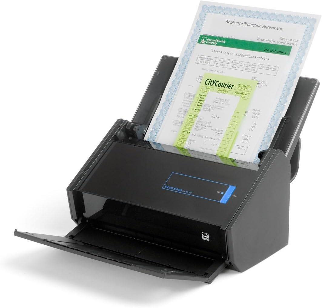 Fujitsu ScanSnap iX500 Scanner for PC and Mac (PA03656 B005) Black