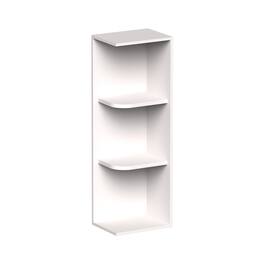 Boyel Living - 12-in W x 36-in H x 9-in D Shaker Open End Shelf Kitchen Wall Cabinet - Glacier White