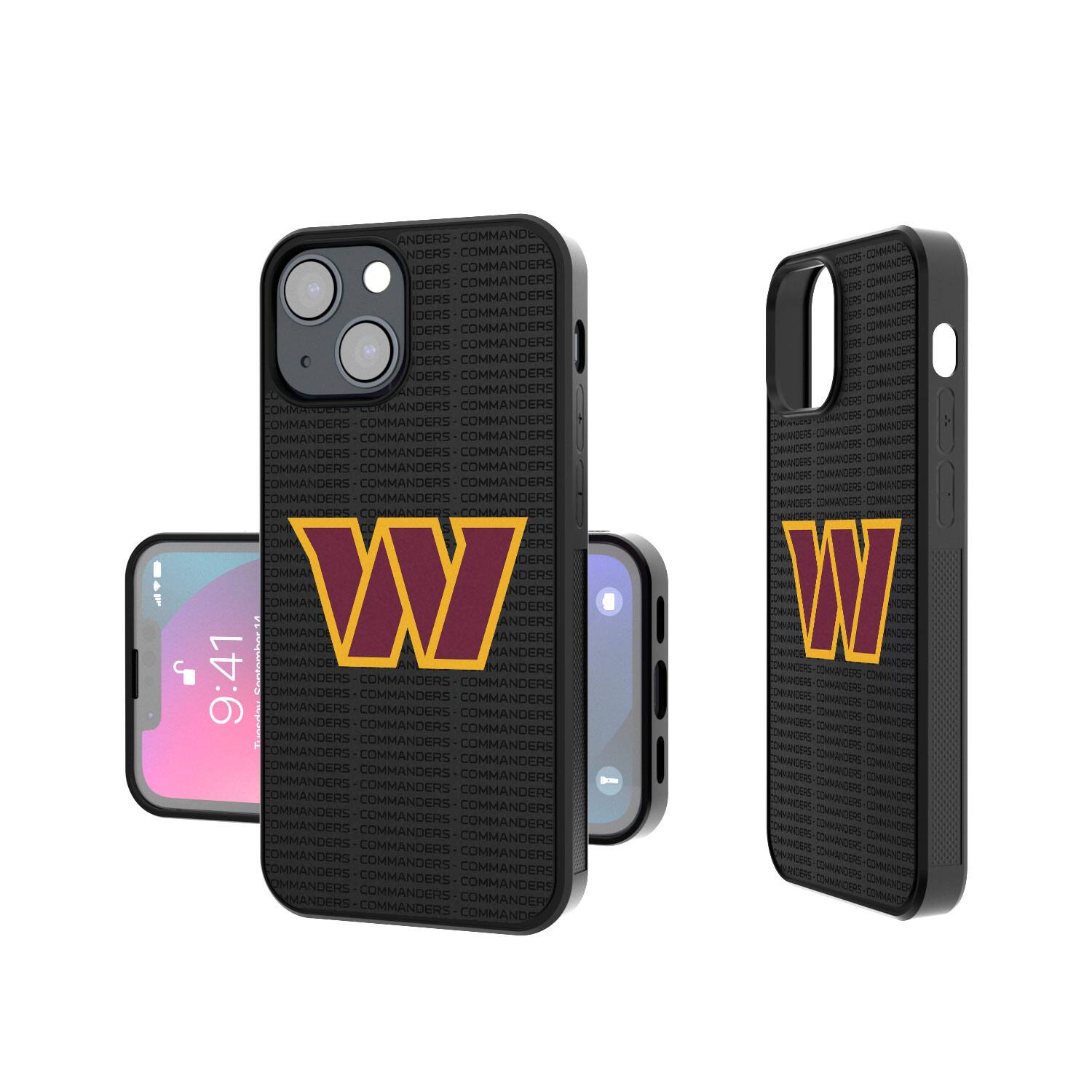 Keyscaper - NFL - Washington Commanders iPhone Text Backdrop Design Bump Case - 15 Plus - Multicolor price history on PriceWatchPro