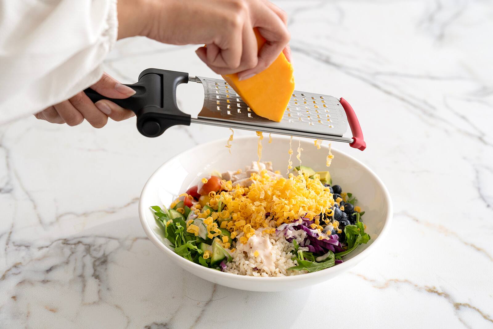Alt View 3. Cuisipro - Surface Glide Technology Folding Grater, Coarse - Black.