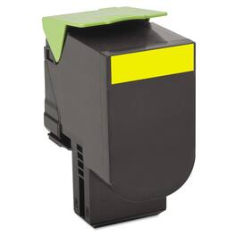 Lexmark - 80C1XY0 4000 Page-Yield Return Program Toner - Yellow