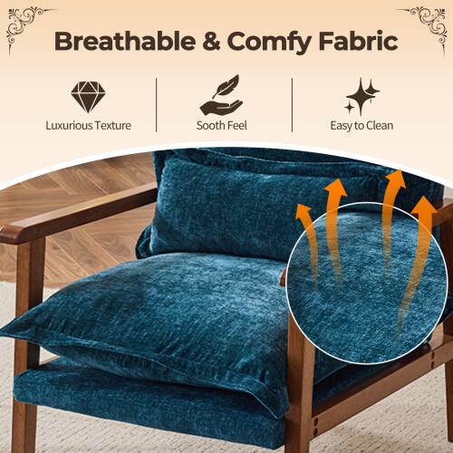 Breathable & Comfy Fabric  
Luxurious Texture  
Sooth Feel  
Easy to Clean