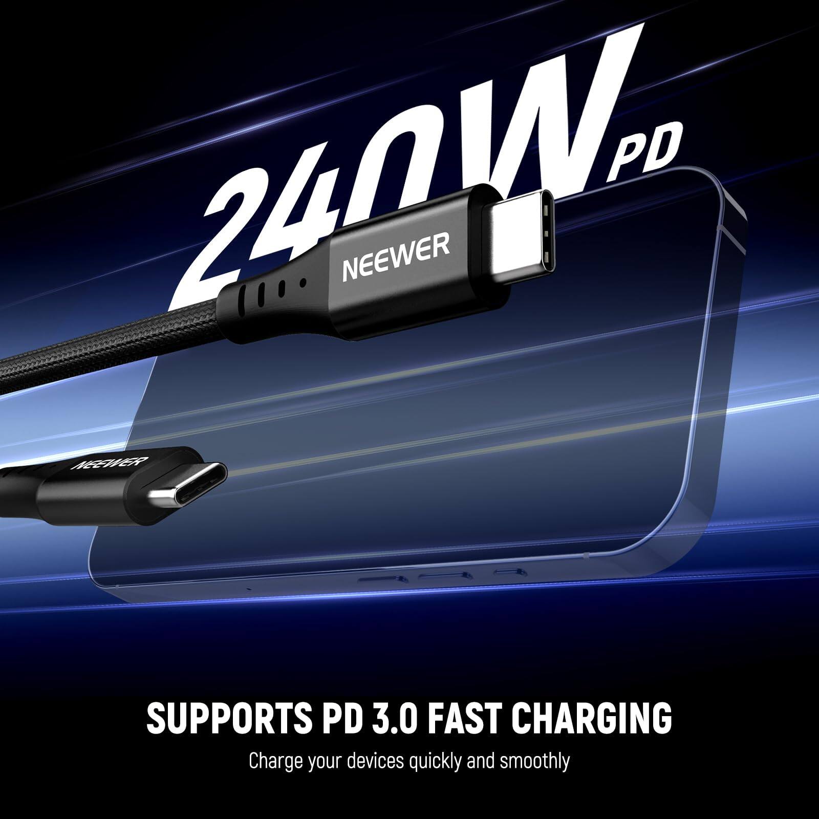 240W PD NEENER 1:4 SUPPORTS PD 3.0 FAST CHARGING  
Charge your devices quickly and smoothly