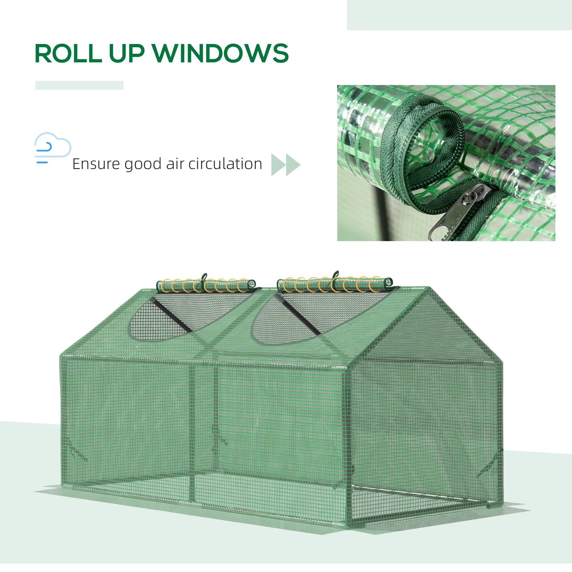 ROLL UP WINDOWS
Ensure good air circulation