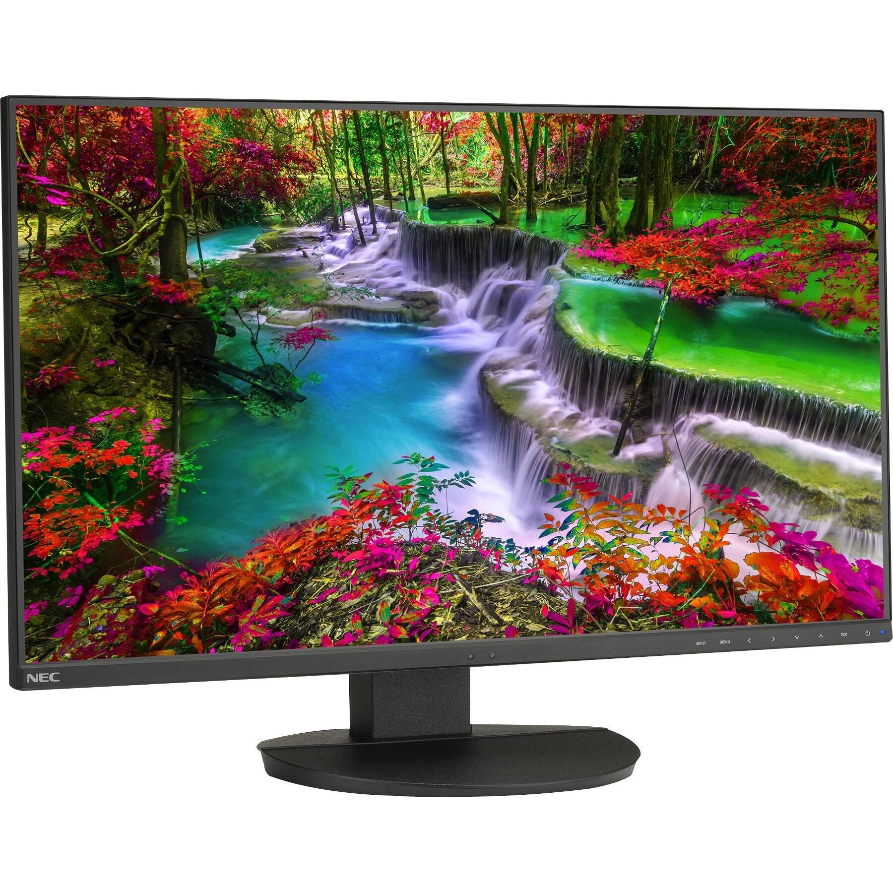 Alt View 2. NEC - NEC Display MultiSync EA271F-BK 27" Class Full HD LCD Monitor - 16:9 - Black - 27" Viewable - WLED Backlight - 1920 x - Black.