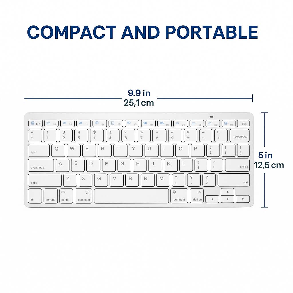 COMPACT AND PORTABLE
9.9 in 25,1 cm
5 in 12,5 cm