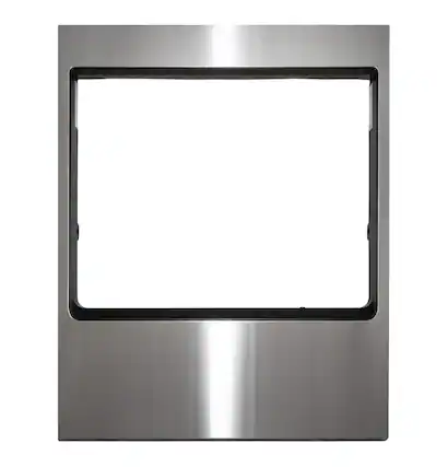 Front. GE Profile - Optional Undersink Trim Kit for Compact Dishwasher PZF560HGWBB - Stainless Steel.
