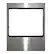 Front. GE Profile - Optional Undersink Trim Kit for Compact Dishwasher PZF560HGWBB - Stainless Steel.