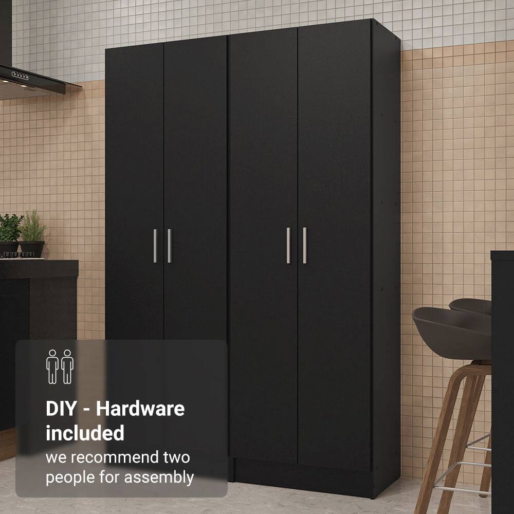 DIY - Hardware included  
we recommend two people for assembly