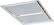 Front. Zephyr - Lux 43 in. Range Hood Shell with light BODY ONLY - White.