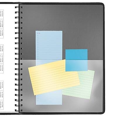 Alt View 3. AT-A-GLANCE - 2026 8" x 11" Calendar Year/Daily Appointment Book, Faux Leather Cover - Black.